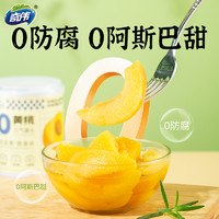 QIWEI FOOD 奇伟食品 0蔗糖黄桃罐头礼盒 312g*4罐