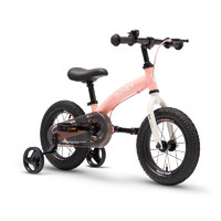 QPlay 德國兒童自行車平衡車二合一男女孩3-6歲腳踏車14寸miniby 陶釉粉