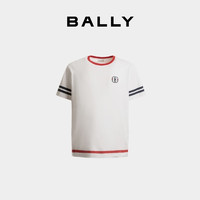 BALLY巴利【520款】24早秋白色棉质男士短袖T恤6308418 白色 XS