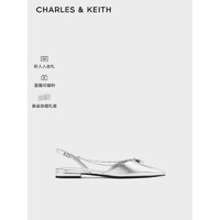 CHARLES&KEITH24夏季新品法式尖头平底链条凉鞋女CK1-70900512