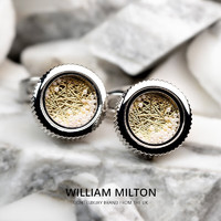 William Milton 法式风情流光珍珠袖扣男士浪漫法式袖钉轻奢时尚礼物礼盒装 流光珍珠袖扣