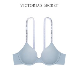 VICTORIA'S SECRET 维多利亚的秘密 维密 logo字母肩带无痕大胸文胸薄款亲肤内衣