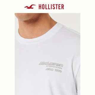 HOLLISTER【赛车系列】24春夏迈凯伦短袖T恤男女357649-1 白色 M (180/100A)