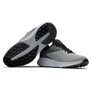 FootJoy高尔夫球鞋FJ男士Flex XP运动轻量舒适透气防滑缓震golf无钉鞋子 灰56281 8=42码