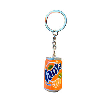 芊阙仿真迷你易拉罐钥匙扣可乐雪碧钥匙圈创意钥匙链 易拉罐-百事可乐