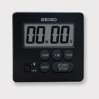 SEIKO 精工 日本精工計時器定時學習廚房比賽用考試倒計時可閃燈提醒電子鬧表
