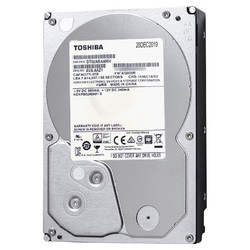 TOSHIBA 东芝 4TB 128MB 5400RPM 监控硬盘 SATA接口 监控系列 (DT02ABA400V)监视应用优化