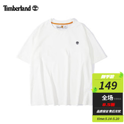 Timberland 添柏岚 男子纯棉刺绣短袖T恤 A6DKU