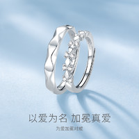 88VIP：范琦 Fanci范琦银饰为爱加冕情侣对戒银戒指女小众生日礼物送女友
