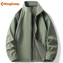 KingCamp 康尔健野 秋冬新款防风防水户外运动大码立领夹克外套