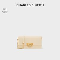 CHARLES & KEITH CHARLES＆KEITH22春季新品CK6-10701189女士金屬扣鏈飾斜挎包錢包