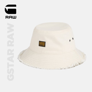 G-STAR RAW2024夏季Originals男女同款宽边百搭帅气有型渔夫帽D24320 亚麻色 M周长58厘米