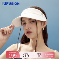 FILA FUSION斐乐潮牌帽空顶帽2024夏新款时尚休闲遮阳帽运动帽子 