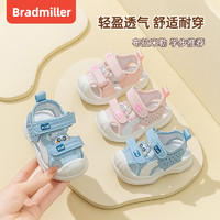 88VIP：BradMiller 布拉米勒 婴儿凉鞋男宝宝夏款包头软底1一2-3岁学步10个月12夏季婴幼儿鞋子
