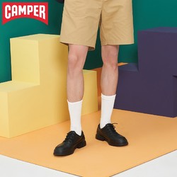 CAMPER 看步 男鞋Pix 商務通勤休閑皮鞋軟底英倫風德比鞋撞色潮鞋