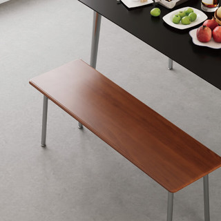 掌上明珠家居（M&Z）长条凳餐厅餐凳卧室床尾凳多用途凳子 1.15米餐凳 43cm