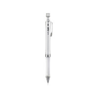 uni 三菱铅笔 三菱（uni）自动铅笔活动铅 0.5mm不断铅绘图学生铅笔带橡皮擦头 白色（银杆白胶）M5-807GG 1支装
