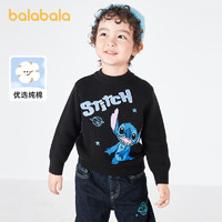 88VIP：巴拉巴拉 男小童毛衣儿童宝宝童装内搭秋冬史迪奇卡通