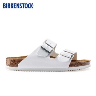 BIRKENSTOCK勃肯拖鞋平跟休闲时尚凉鞋拖鞋Arizona系列 白色窄版1018221 45