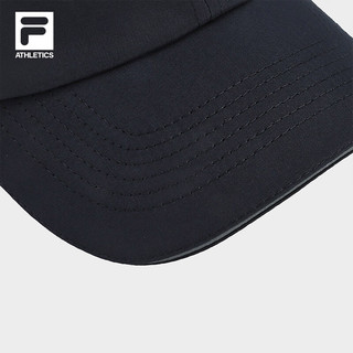 FILA 斐乐款棒球帽2024夏季遮阳帽鸭舌帽运动帽 传奇蓝-NV XS