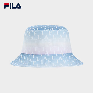 FILA 斐乐款圆帽2024夏时尚休闲帽遮阳帽渔夫帽盆帽 满印一-ZA XS