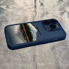 倒映雪山适用于苹果15promax手机壳iPhone14pro全包12p/13/硅胶11 蓝色 iPhone 15 Pro Max