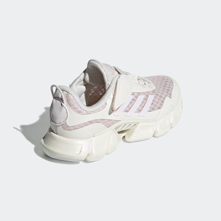 adidas「CLIMACOOL清风鞋」魔术贴休闲运动鞋男小童阿迪达斯 粉白色/白色 33.5码