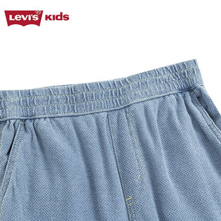 Levi's李维斯童装24夏你男童针织牛仔长裤儿童休闲裤子 苍穹蓝 110/53(5)