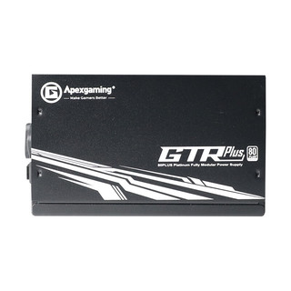 艾湃电竞 ATX3.1 PCI-E5.1 GTR Plus -1000M 1000W 黑色 全模 白金牌 全日系电容 