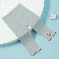 顶瓜瓜儿童打底裤女童中小童棉质透气七分裤 灰色2 150 