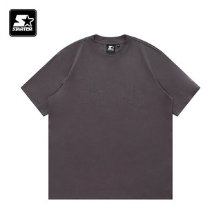 STARTER|印花T恤2024年夏季美式宽松短袖潮流时尚 紫色 2XL