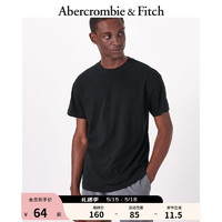 PLUS会员：Abercrombie & Fitch 圆领短袖纯色T恤315566-1