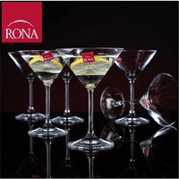 RONA 洛娜 捷克进口RONA无铅水晶玻璃杯 鸡尾酒杯 甜酒杯香槟杯玛格丽特杯 180ml单只价