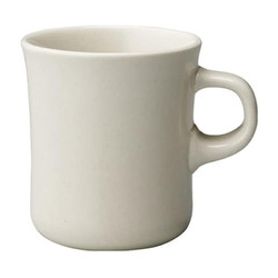 KINTO 日本进口陶瓷马克杯 手冲咖啡杯 复古杯 送礼杯子 耐热 简约时尚 白色 250ml