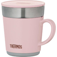 THERMOS 膳魔师 不锈钢保温杯 办公室咖啡杯 易拉罐 JDC-241-LP  粉色 240ml