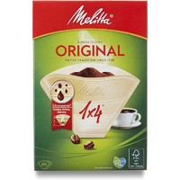 MelittaMelitta咖啡滤纸 滴滤杯专用 滴漏适用扇形滤 自然棕色 (80张）PO-148B