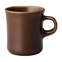 KINTO 日本进口陶瓷马克杯 手冲咖啡杯 复古杯 送礼杯子 耐热 简约时尚 棕色 250ml