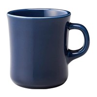 KINTO 日本进口陶瓷马克杯 手冲咖啡杯 复古杯 送礼杯子 耐热 简约时尚 藏青色 400ml