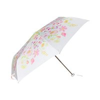 MOONBAT 晴雨2用伞 UV折叠花束红色女士日本制55cm