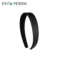 依慧达（Evita Peroni ）宽发箍女复古布艺压发头箍发卡纯色百搭发卡 黑色