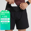 Flipbelt 运动短裤男夏季速干透气舒适跑步裤腰包健身篮球裤 黑色 XS