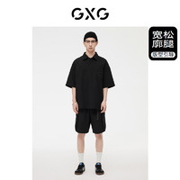 GXG 男装  短裤五分裤宽松大口袋工装裤印花时尚