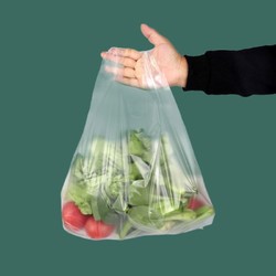 心容 一次性透明加厚塑料袋批发商用大小号背心食品袋外卖打包方便袋子