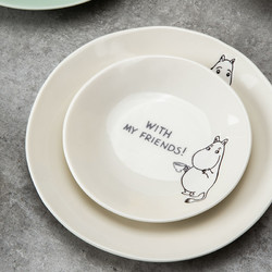 光峰（日用百货） Moomin姆明餐具日本进口盘子菜盘家用碗碟马克杯餐盘深盘