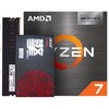 百亿补贴：AMD 锐龙R7 5700X3D盒装搭紫光DDR4 3200 16G内存