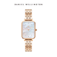 Daniel Wellington DanielWellington）DW女表简约时尚手表冰川白星辰手链小方表520礼物DW00100620