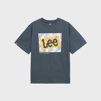 Lee 夏季短袖T恤柔软透气亲肤LOGO运动休闲圆领上衣