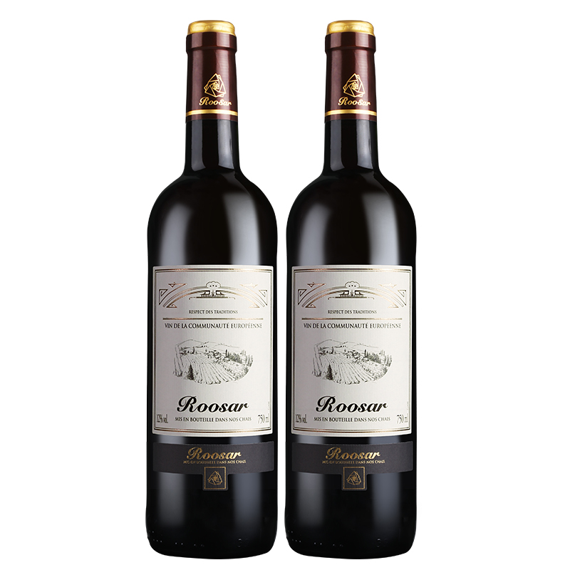 88VIP：罗莎 法国红酒田园经典干红葡萄酒750ml×2瓶