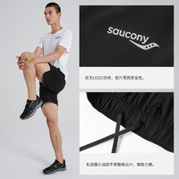saucony 索康尼 夏季官方正品跑步舒适透气休闲梭织运动训练男短裤