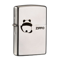 ZIPPO 之宝 打火机熊猫系列 芝宝煤油防风打火机男士礼品 越狱熊猫 新机+礼盒+油+火石